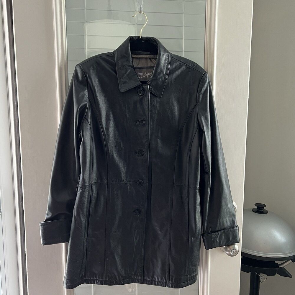 Wilsonโsโ Womenโs Leather Jacket Large